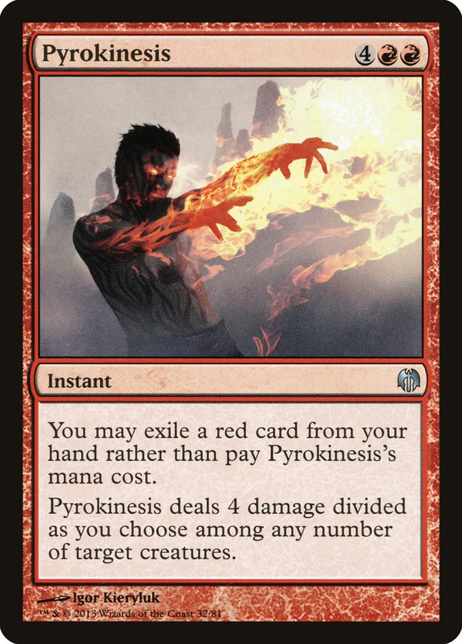 Pyrokinesis [Duel Decks: Heroes vs. Monsters] | Card Citadel