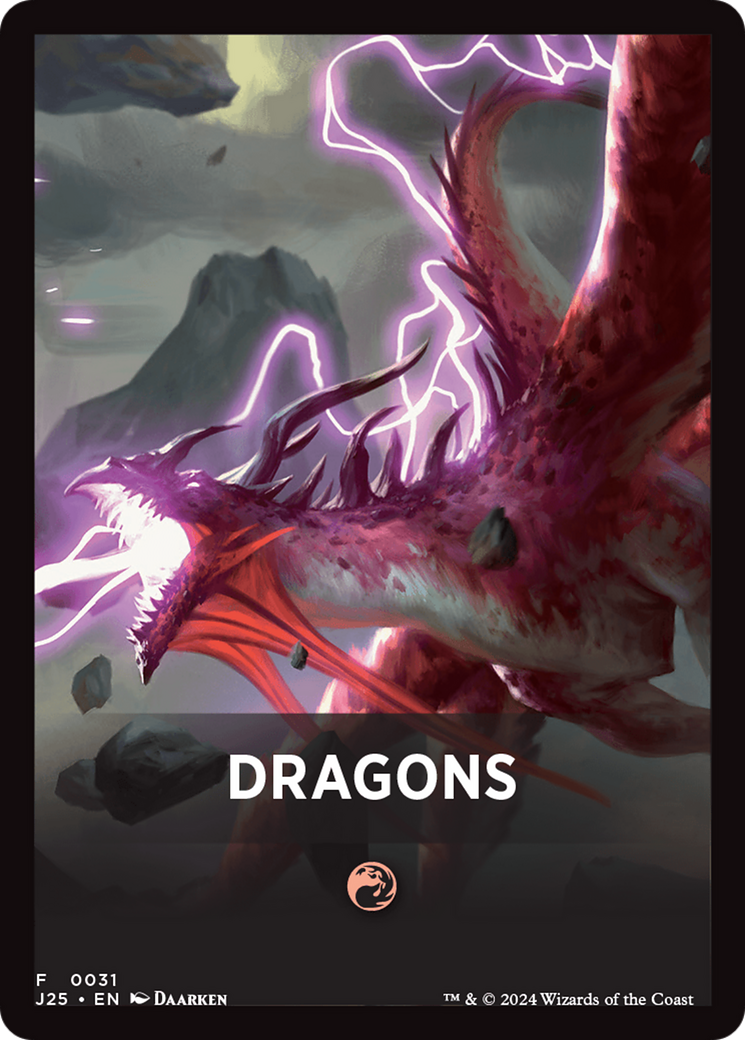 Dragons Theme Card [Foundations Jumpstart Front Cards] | Card Citadel