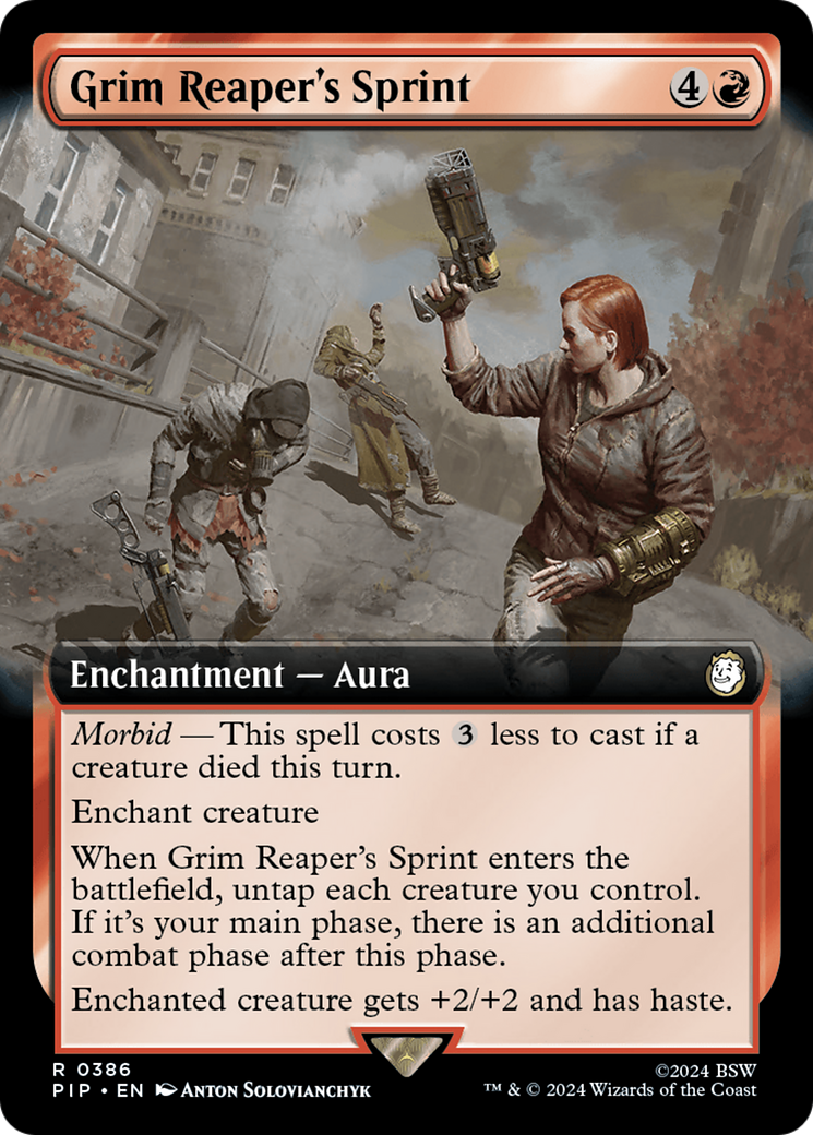 Grim Reaper's Sprint (Extended Art) [Fallout] | Card Citadel