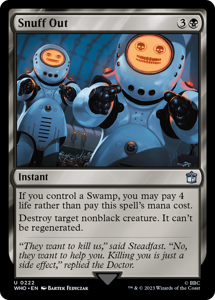 Snuff Out [Doctor Who] | Card Citadel