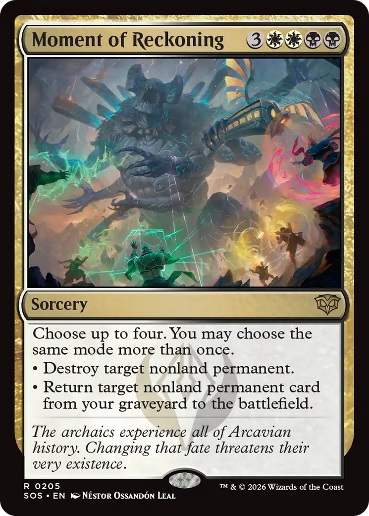 Moment of Reckoning [Secrets of Strixhaven] | Card Citadel