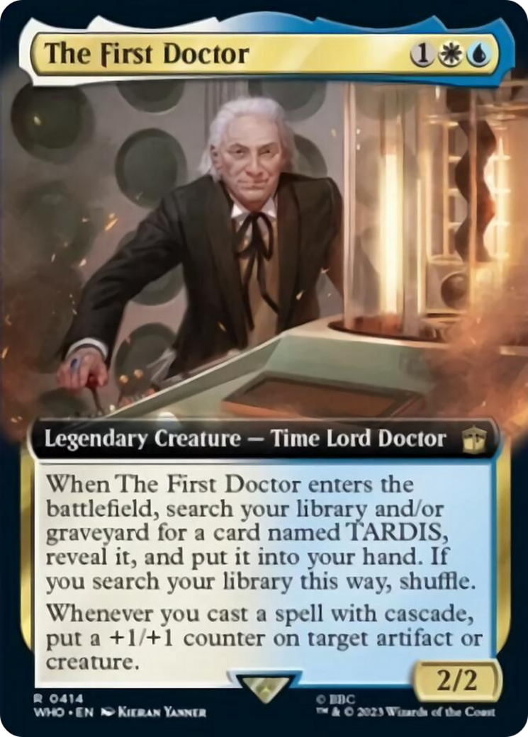 The First Doctor (Extended Art) [Doctor Who] | Card Citadel