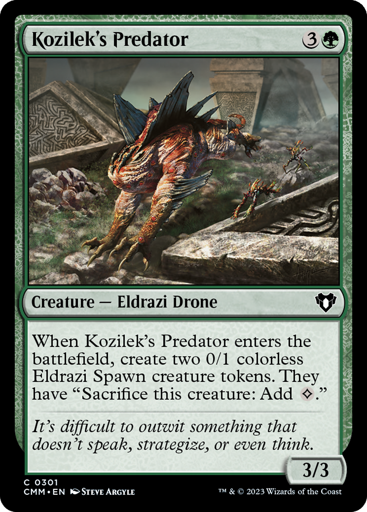 Kozilek's Predator [Commander Masters] | Card Citadel