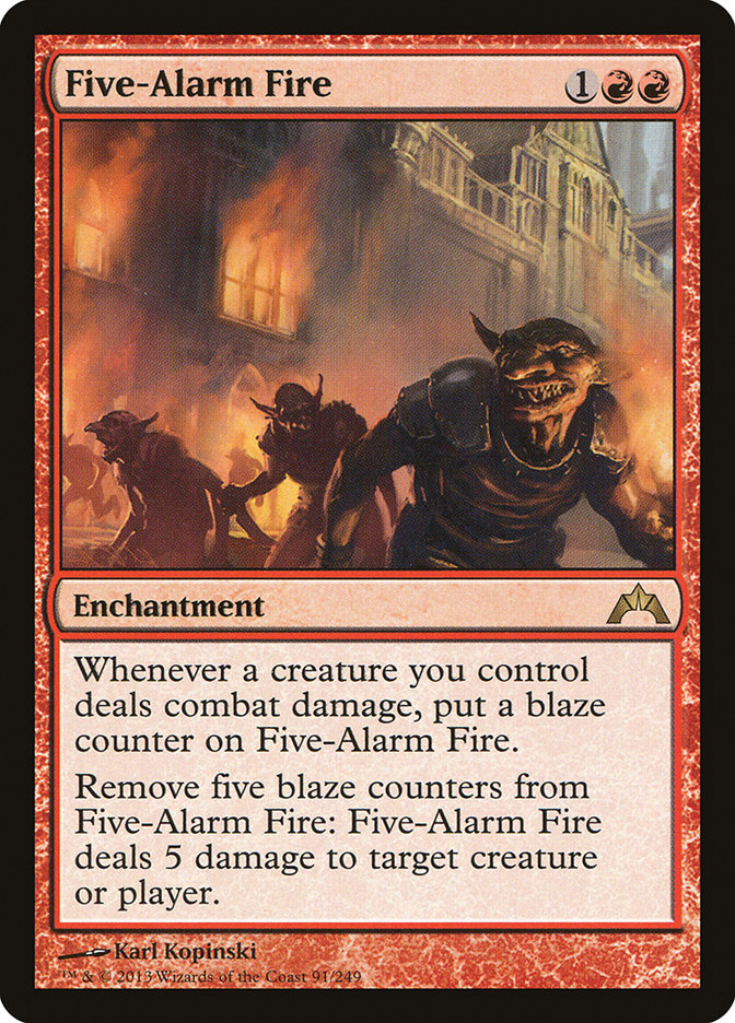 Five-Alarm Fire [Gatecrash/The List] | Card Citadel