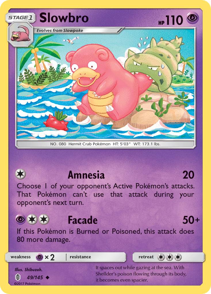 Slowbro (49/145) [Sun & Moon: Guardians Rising] | Card Citadel