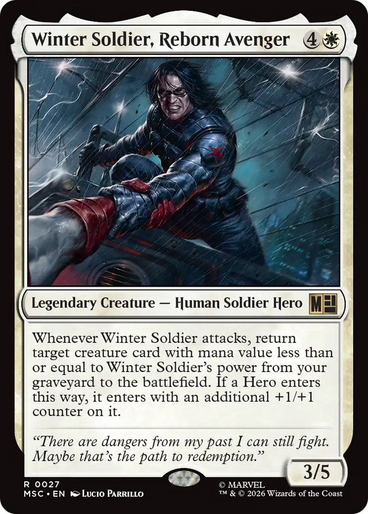Winter Soldier, Reborn Avenger [Marvel Super Heroes Commander] | Card Citadel