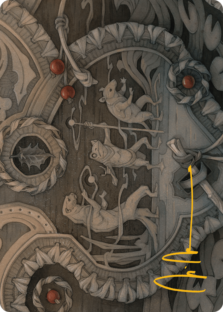 Season of Weaving Art Card (Gold-Stamped Signature) [Bloomburrow Art Series] | Card Citadel