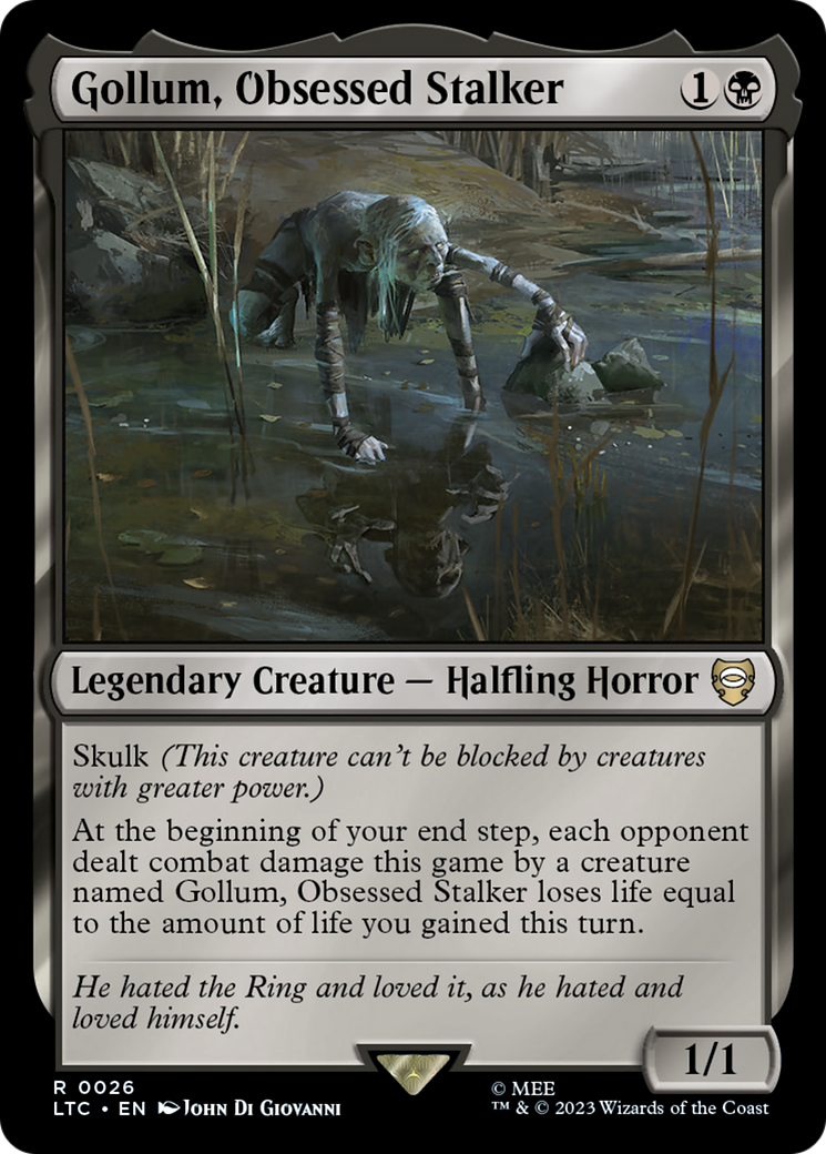 Gollum, Obsessed Stalker [The Lord of the Rings: Tales of Middle-Earth Commander] | Card Citadel