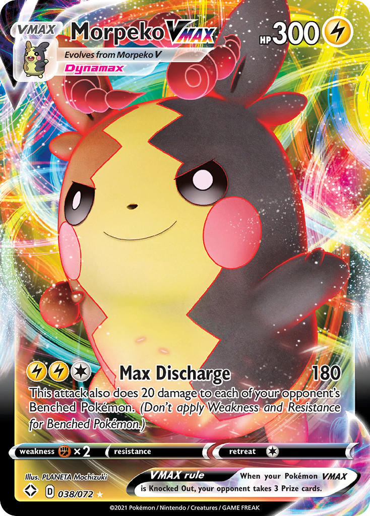 Morpeko VMAX (038/072) [Sword & Shield: Shining Fates] | Card Citadel