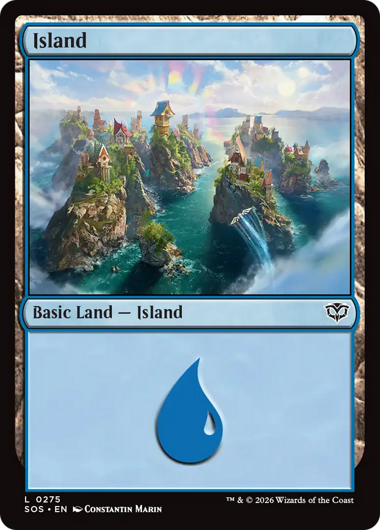 Island (0275) [Secrets of Strixhaven] | Card Citadel