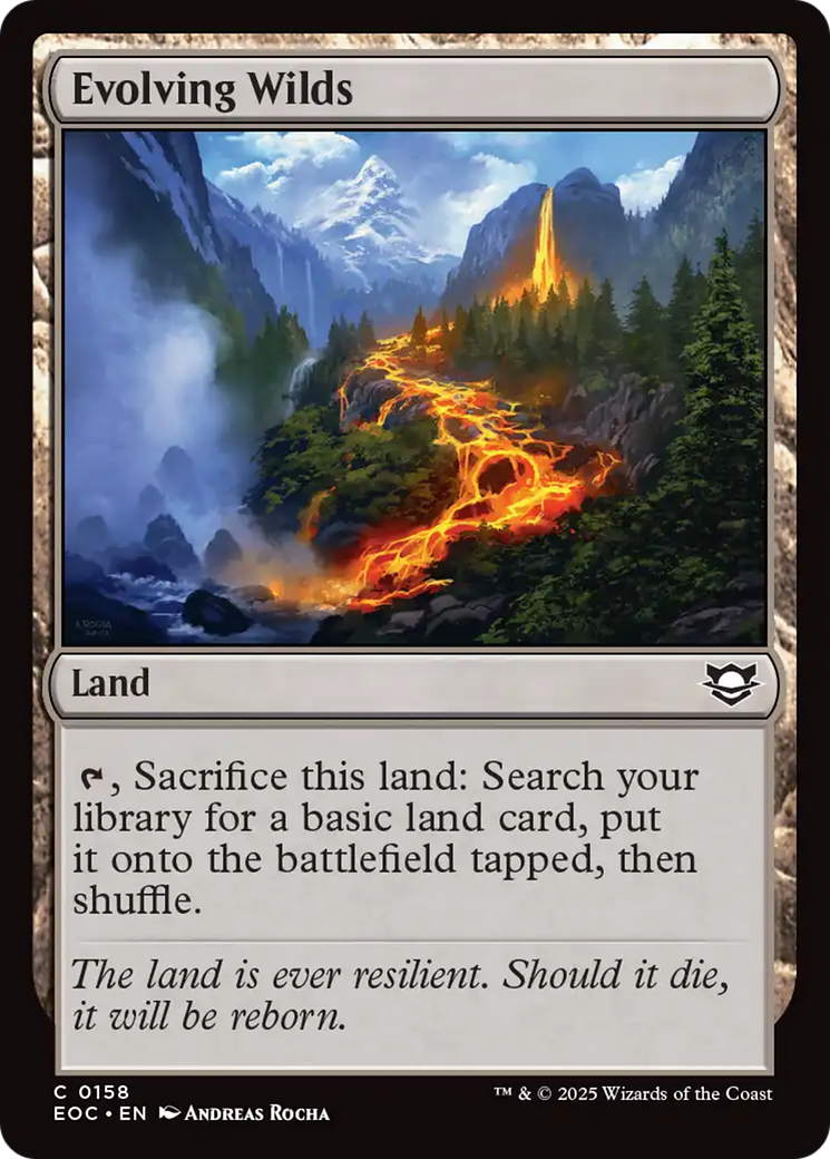Evolving Wilds [Edge of Eternities Commander] | Card Citadel