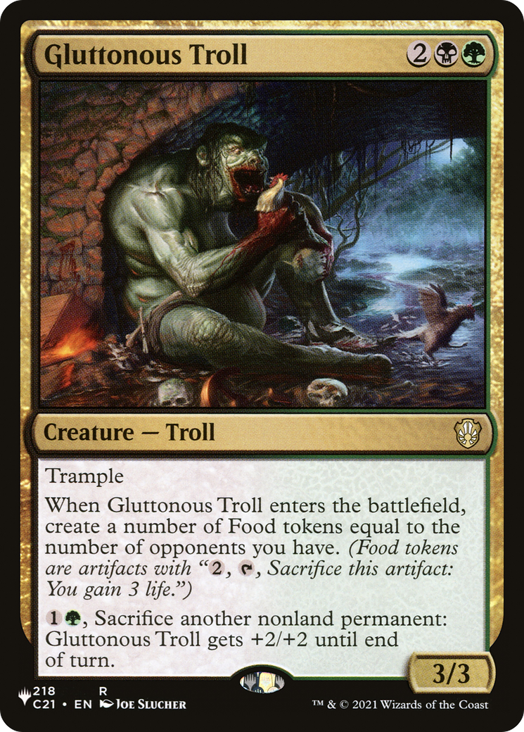 Gluttonous Troll [The List] | Card Citadel