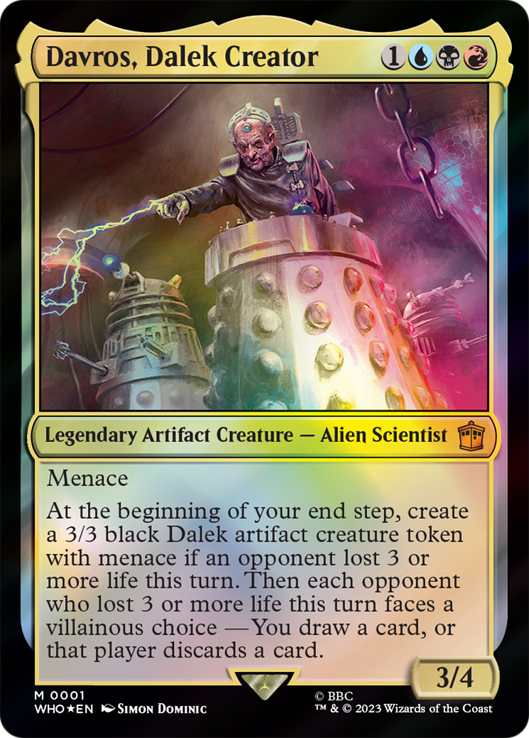 Davros, Dalek Creator [Doctor Who] | Card Citadel