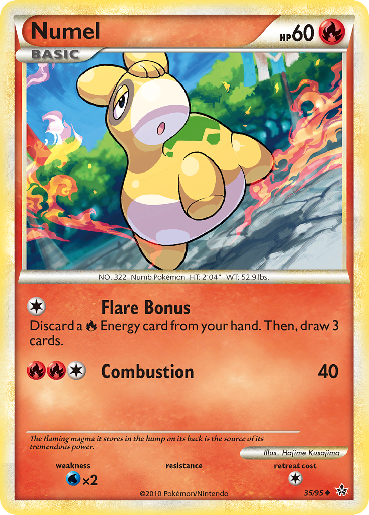 Numel (35/95) [HeartGold & SoulSilver: Unleashed] | Card Citadel