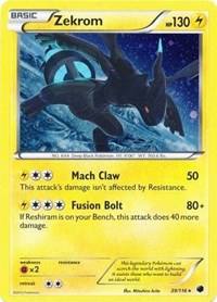 Zekrom (39/116) (Cosmos Holo) [Black & White: Plasma Freeze] | Card Citadel