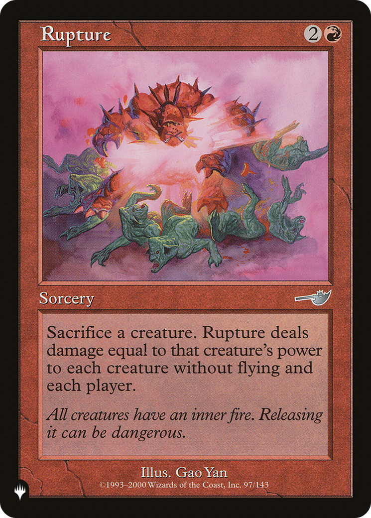 Rupture [The List Reprints] | Card Citadel