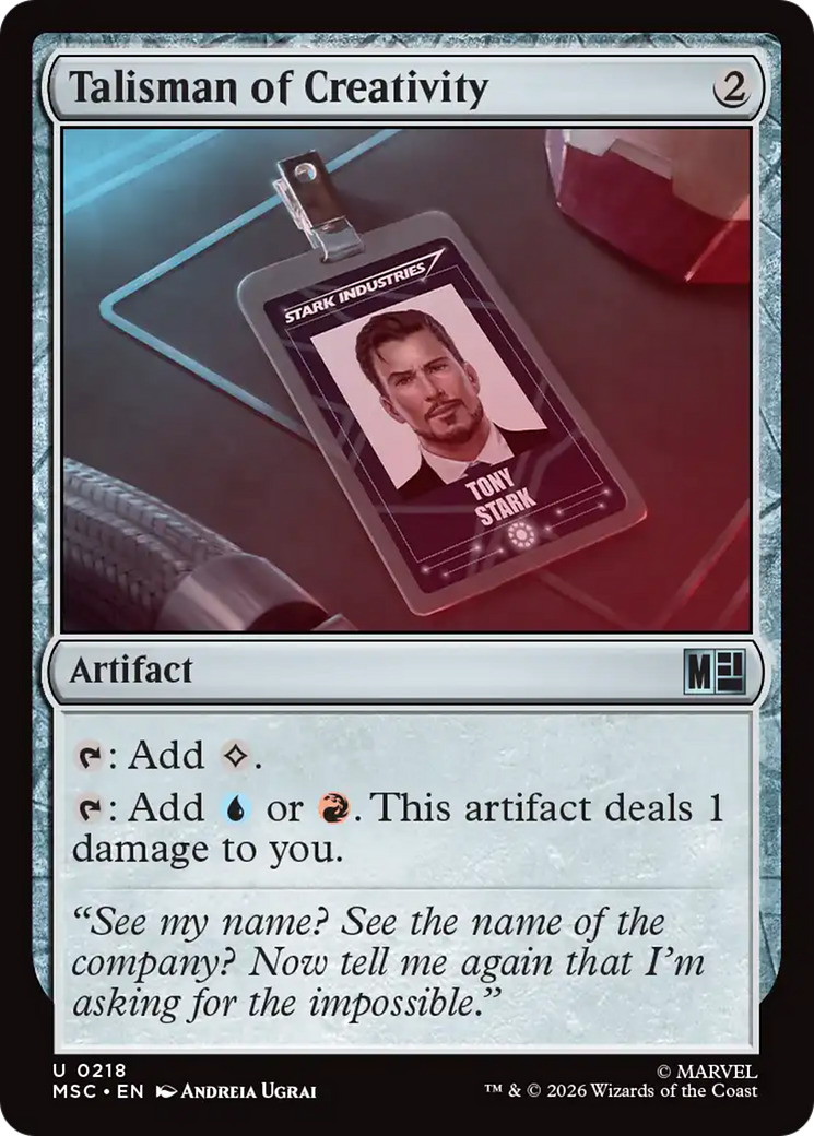 Talisman of Creativity [Marvel Super Heroes Commander] | Card Citadel