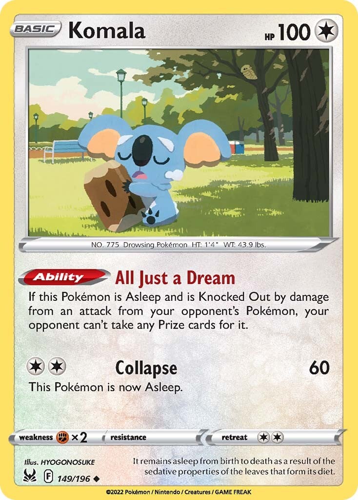 Komala (149/196) [Sword & Shield: Lost Origin] | Card Citadel