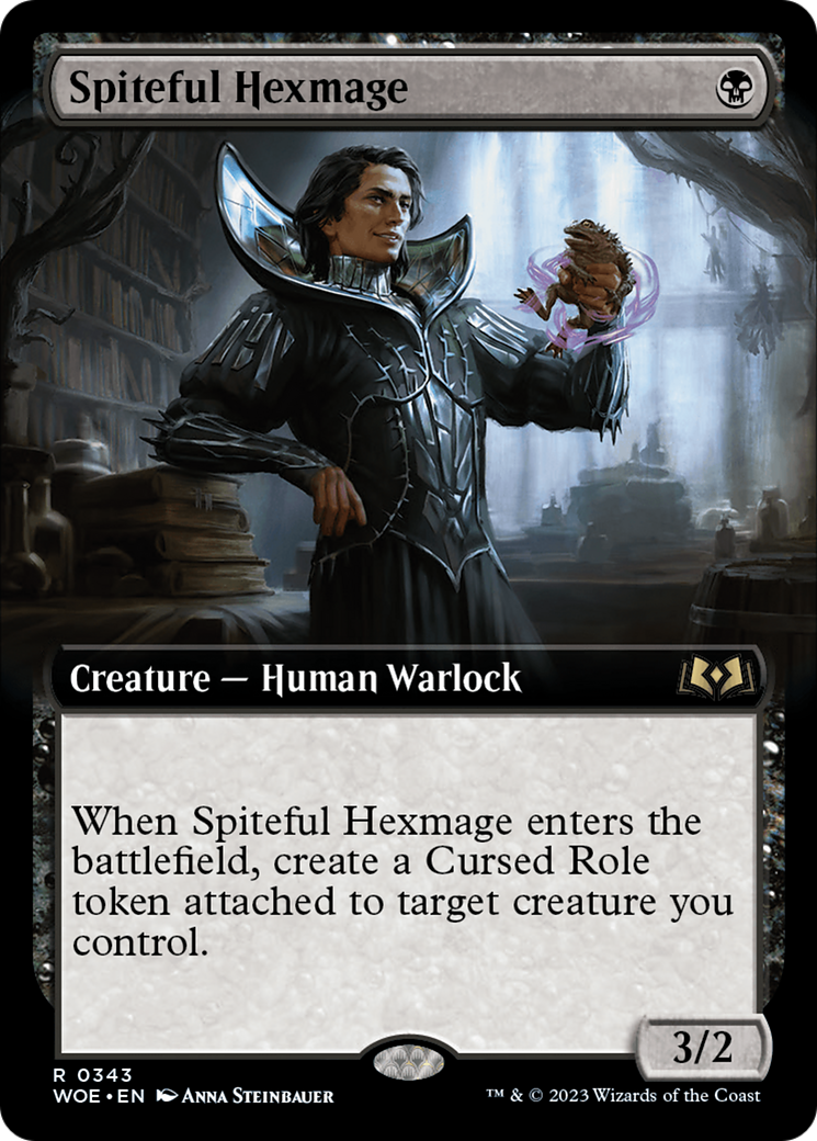 Spiteful Hexmage (Extended Art) [Wilds of Eldraine] | Card Citadel