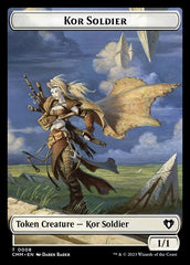 Saproling // Kor Soldier Double-Sided Token [Commander Masters Tokens] | Card Citadel