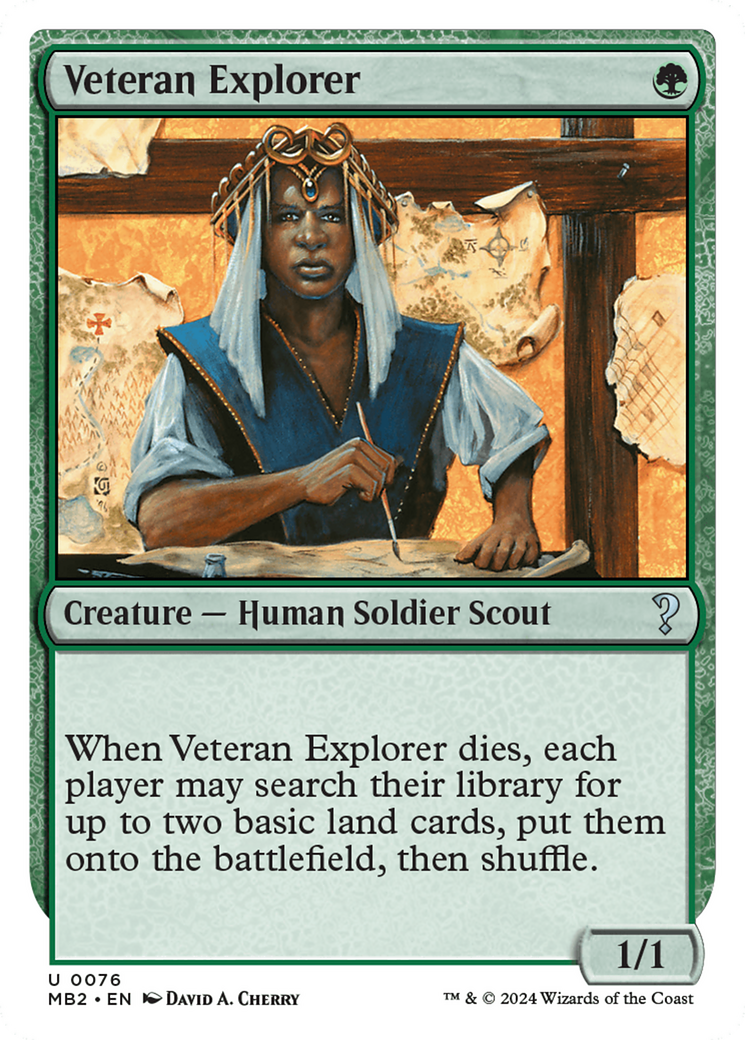 Veteran Explorer (White Border) [Mystery Booster 2] | Card Citadel