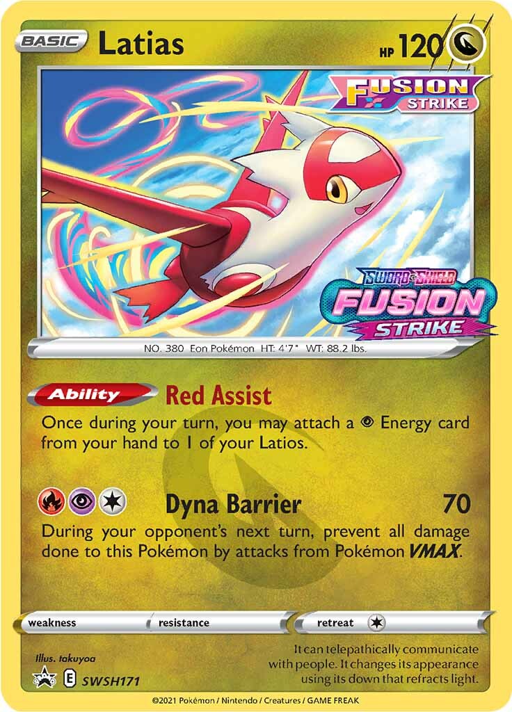 Latias (SWSH171) (Prerelease Promo) [Sword & Shield: Black Star Promos] | Card Citadel