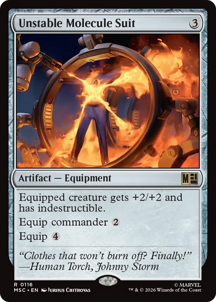 Unstable Molecule Suit [Marvel Super Heroes Commander] | Card Citadel