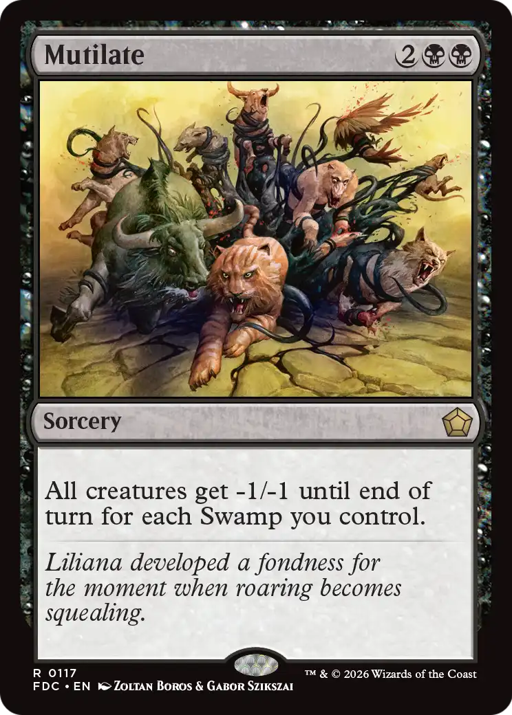 Mutilate [Foundations Commander] | Card Citadel