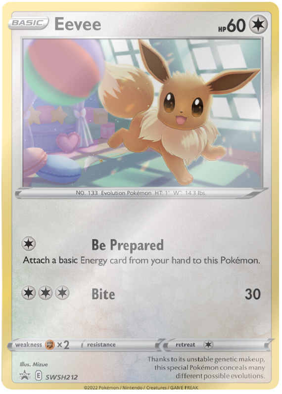 Eevee (SWSH212) [Sword & Shield: Black Star Promos] | Card Citadel