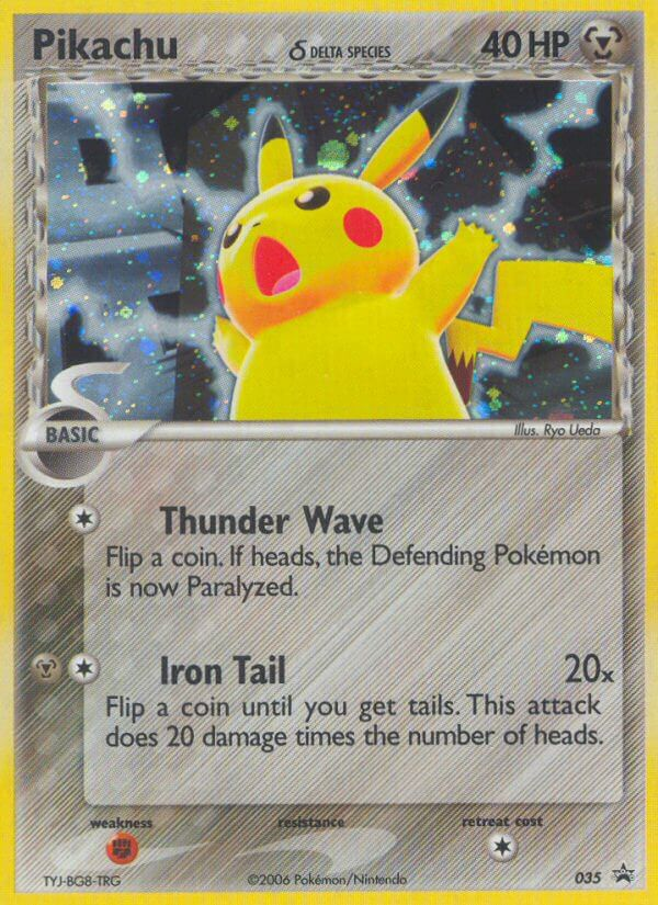 Pikachu (035) (Delta Species) [Nintendo: Black Star Promos] | Card Citadel