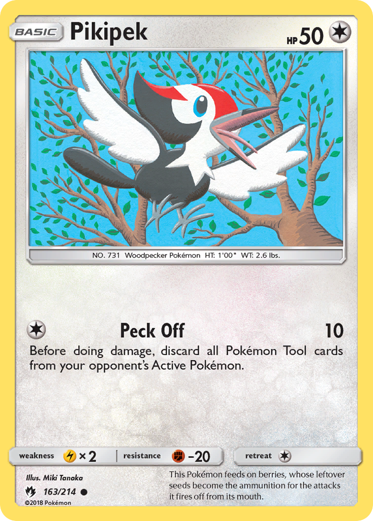 Pikipek (163/214) [Sun & Moon: Lost Thunder] | Card Citadel
