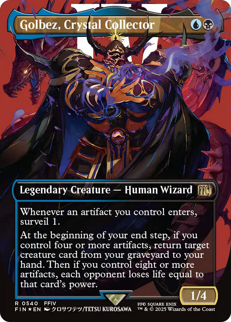 Golbez, Crystal Collector (Borderless) (Surge Foil) [FINAL FANTASY] | Card Citadel