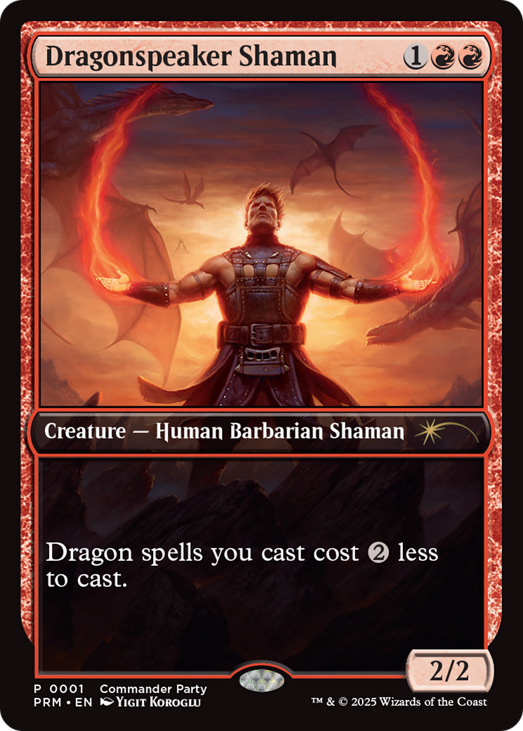 Dragonspeaker Shaman [Wizards Play Network 2025] | Card Citadel