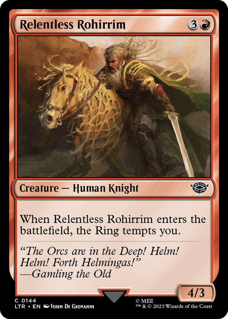 Relentless Rohirrim [The Lord of the Rings: Tales of Middle-Earth] | Card Citadel