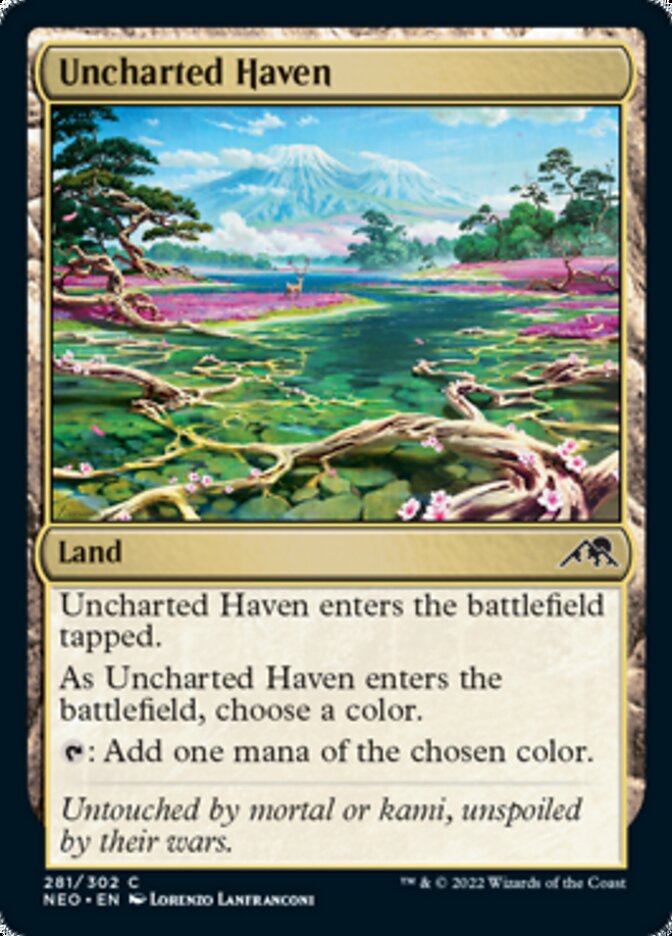 Uncharted Haven [Kamigawa: Neon Dynasty] | Card Citadel