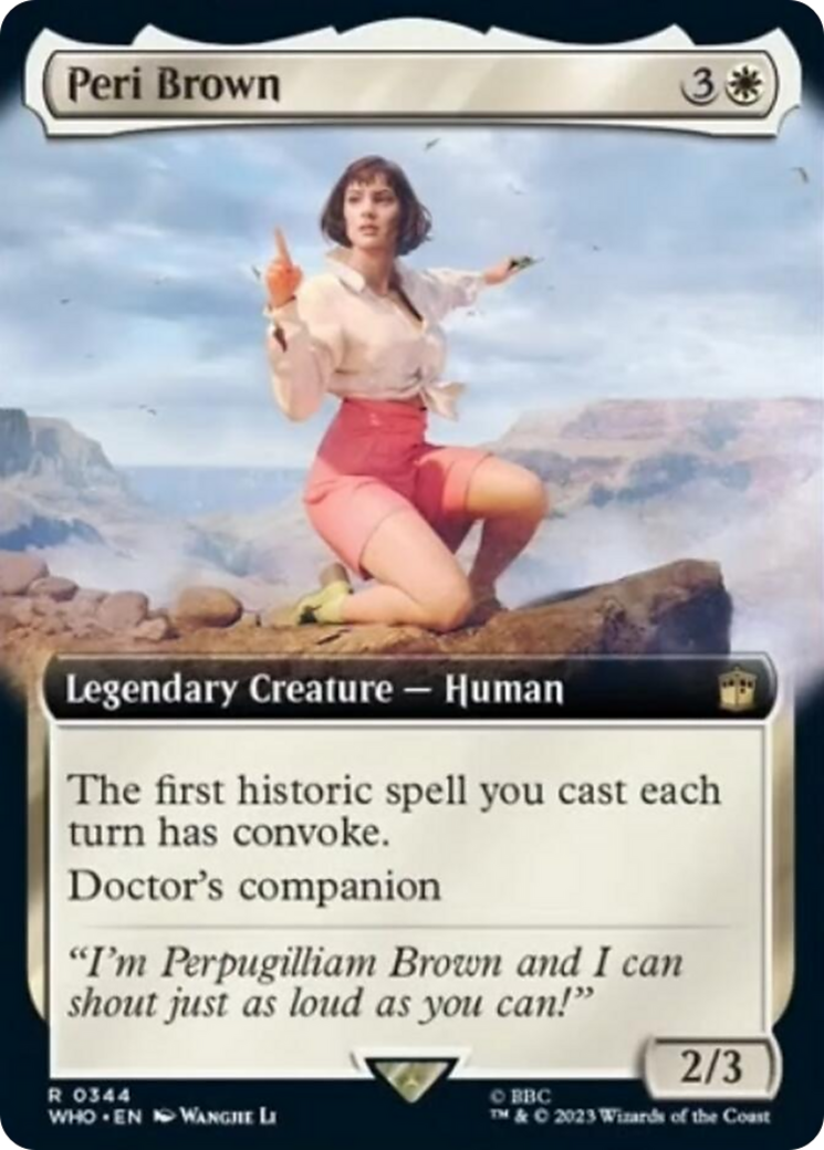 Peri Brown (Extended Art) [Doctor Who] | Card Citadel