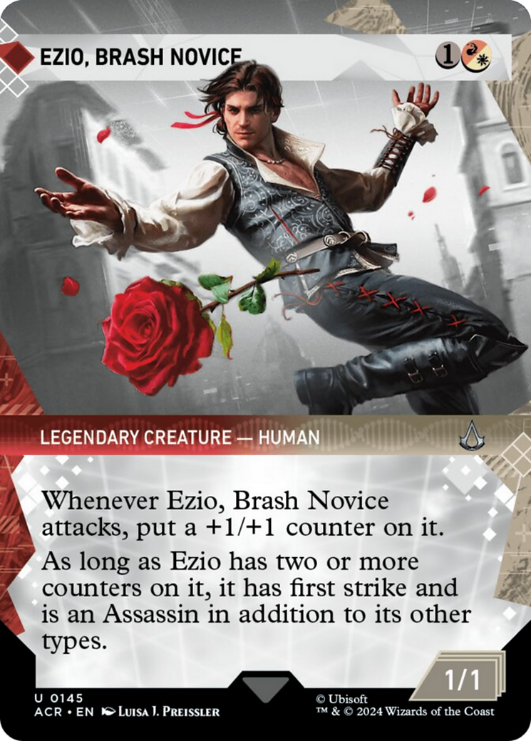 Ezio, Brash Novice (Showcase) [Assassin's Creed] | Card Citadel