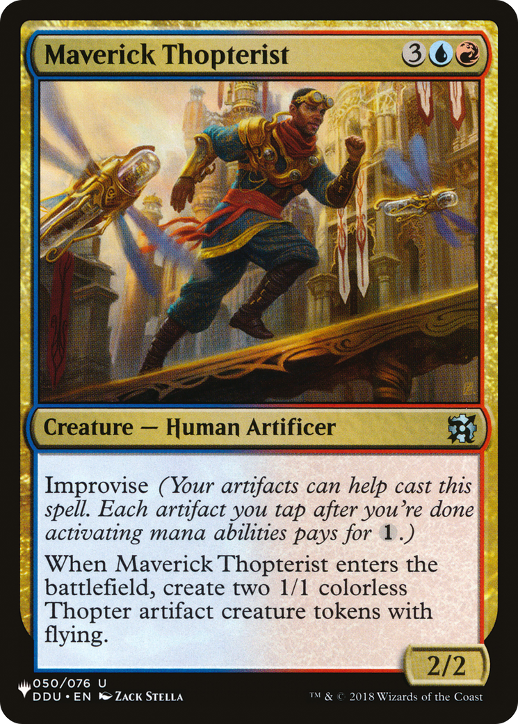Maverick Thopterist (DDU) [The List] | Card Citadel
