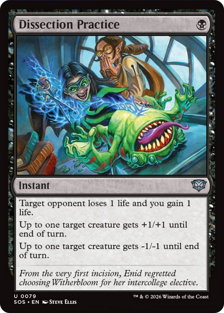 Dissection Practice [Secrets of Strixhaven] | Card Citadel