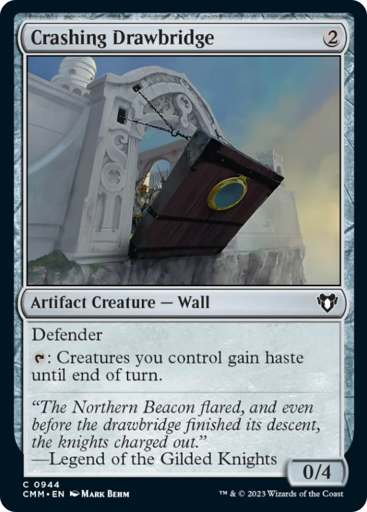 Crashing Drawbridge [Commander Masters] | Card Citadel