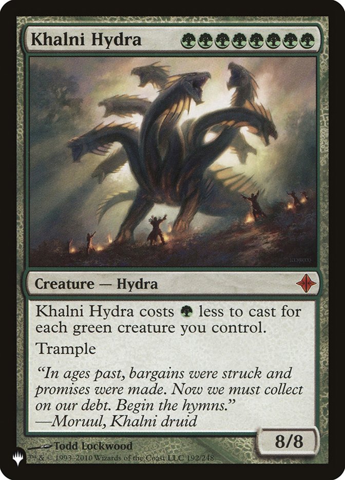 Khalni Hydra [The List] | Card Citadel