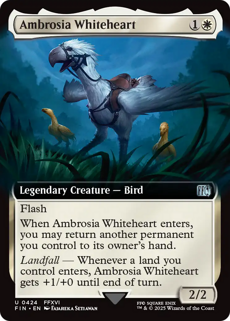 Ambrosia Whiteheart (Extended Art) [FINAL FANTASY] | Card Citadel