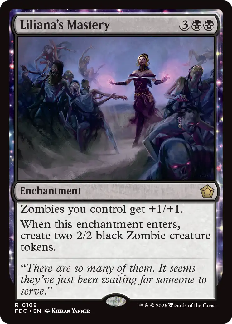 Liliana's Mastery [Foundations Commander] | Card Citadel