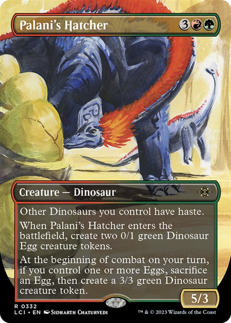 Palani's Hatcher (Borderless) [The Lost Caverns of Ixalan] | Card Citadel