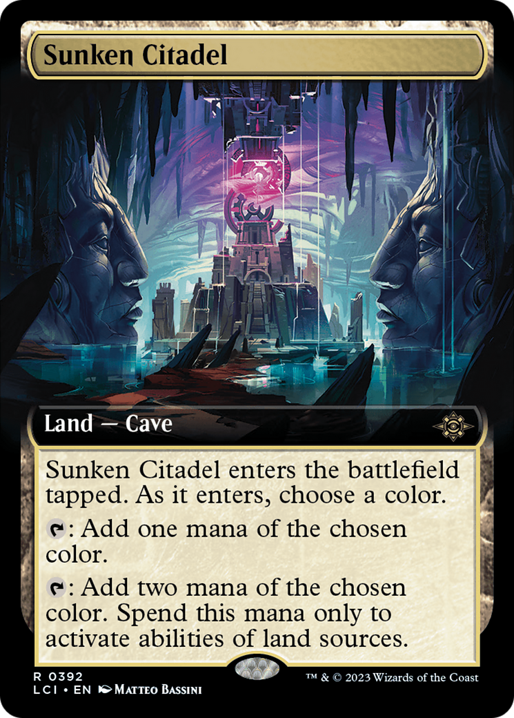 Sunken Citadel (Extended Art) [The Lost Caverns of Ixalan] | Card Citadel