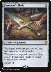 Forebear's Blade [The List] | Card Citadel