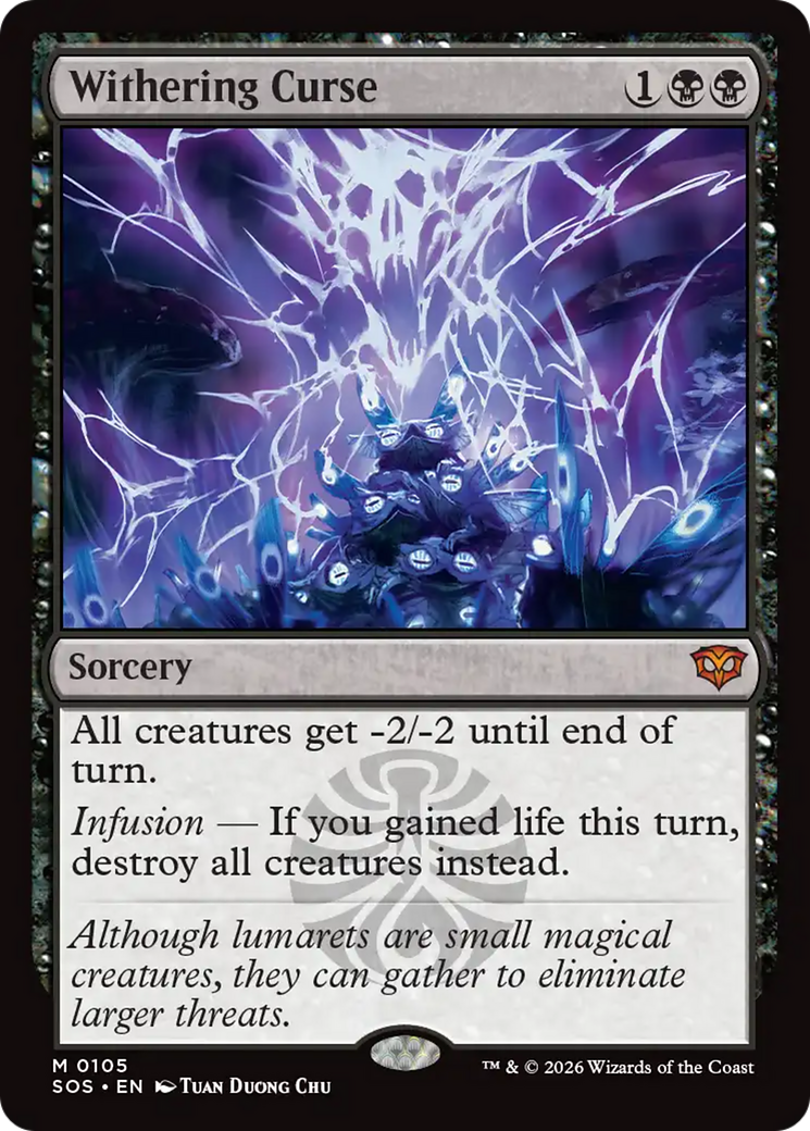 Withering Curse [Secrets of Strixhaven] | Card Citadel