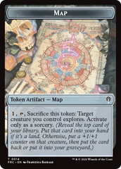 Soldier // Map Double-Sided Token [Reality Fracture Commander Tokens] | Card Citadel
