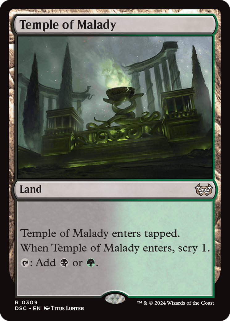 Temple of Malady [Duskmourn: House of Horror Commander] | Card Citadel