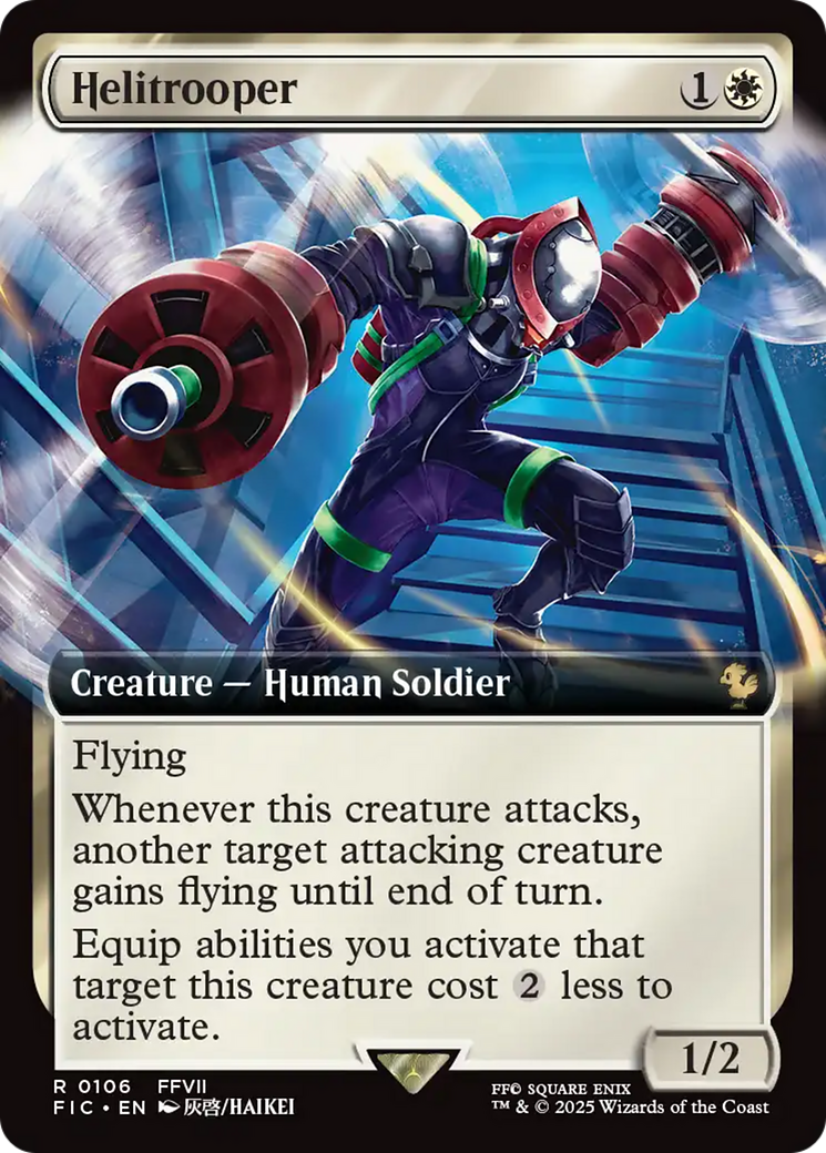Helitrooper (Extended Art) [FINAL FANTASY Commander] | Card Citadel